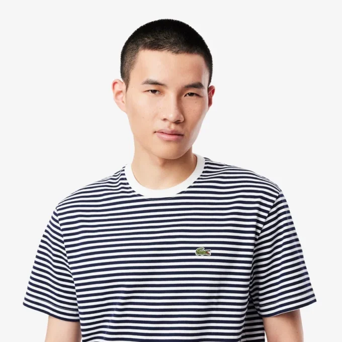 Men’s Striped Heavy Cotton T-Shirt