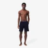 Men’s Striped-Waist Long Boxer Briefs