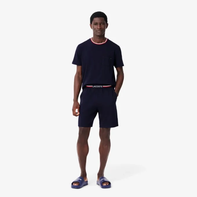 Men’s Striped-Waist Long Boxer Briefs