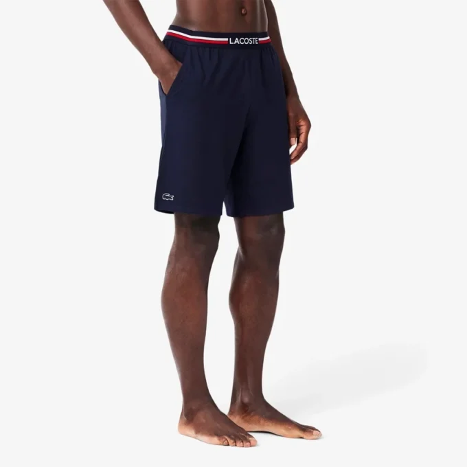Men’s Striped-Waist Long Boxer Briefs