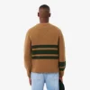 Men’s Striped Wool V-Neck Sweater