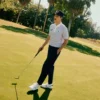 Men’s T-Clip Golf Leather Golf Shoes