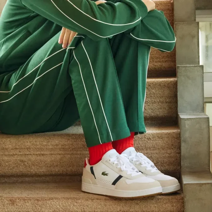 Men’s T-Clip Leather Sneakers