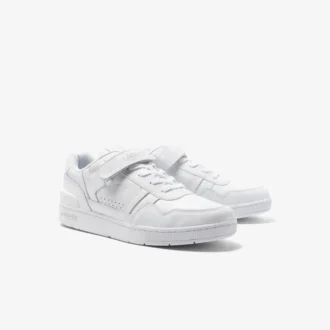 Men’s T-Clip Velcro Leather Sneakers
