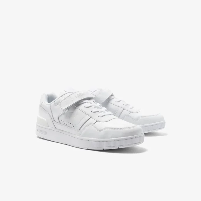 Men’s T-Clip Velcro Leather Sneakers