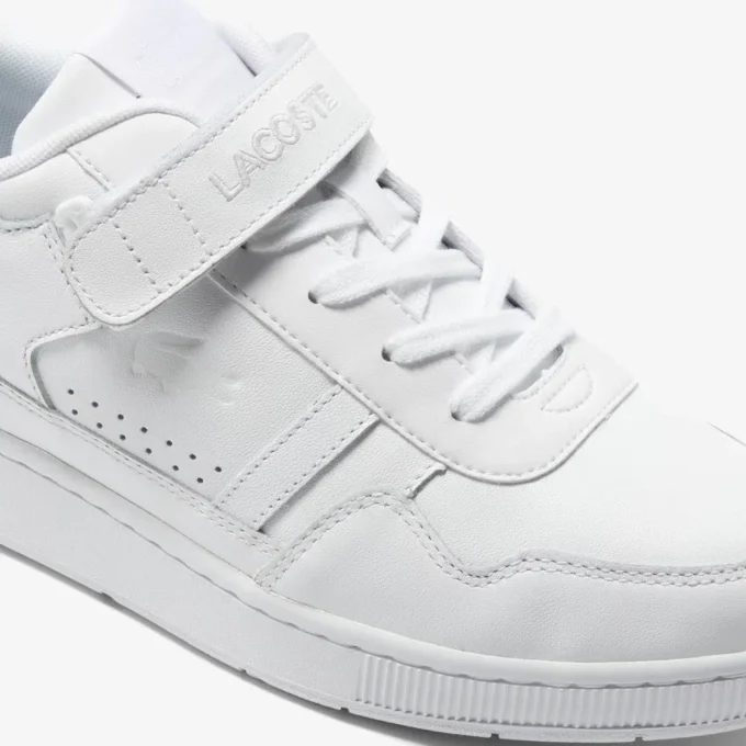 Men’s T-Clip Velcro Leather Sneakers