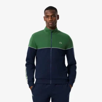 Men’s Tennis Zip-Up Colorblock Sweatshirt
