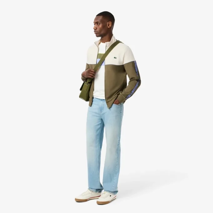 Men’s Tennis Zip-Up Colorblock Sweatshirt