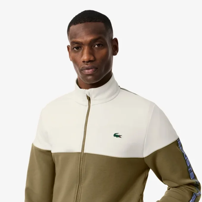 Men’s Tennis Zip-Up Colorblock Sweatshirt