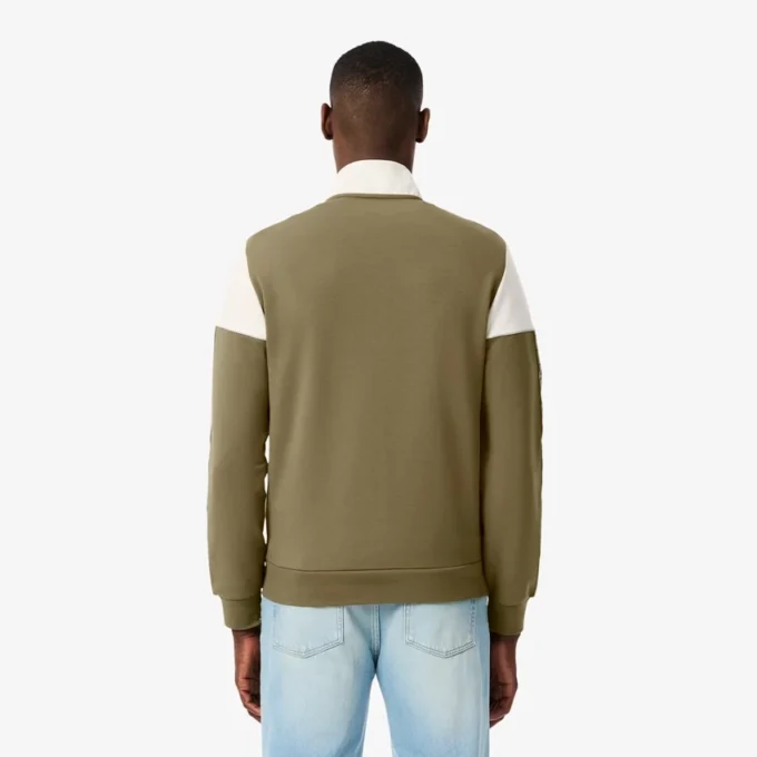 Men’s Tennis Zip-Up Colorblock Sweatshirt