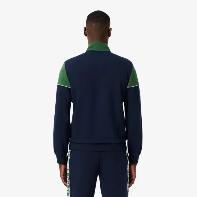Men’s Tennis Zip-Up Colorblock Sweatshirt