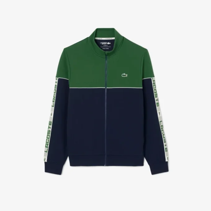 Men’s Tennis Zip-Up Colorblock Sweatshirt