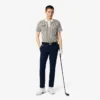 Men’s Thermo-Regulating Striped Golf Polo