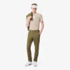 Men’s Thermo-Regulating Striped Golf Polo