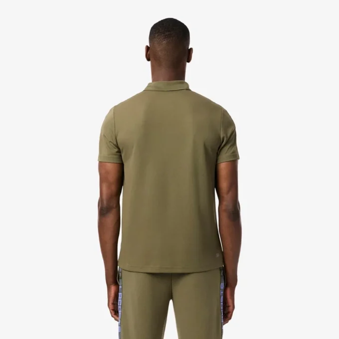 Men’s Ultra Dry Branded Stripe Tennis Polo