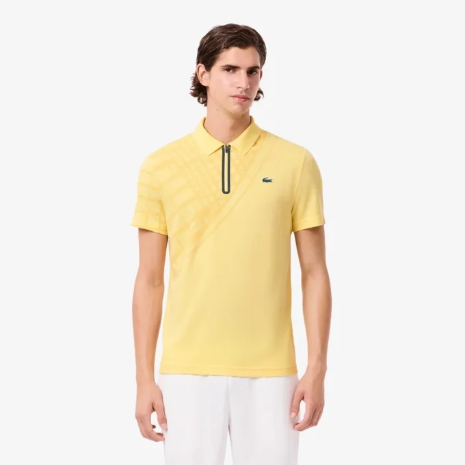 Men’s Ultra Dry Printed Slim Fit Tennis Polo
