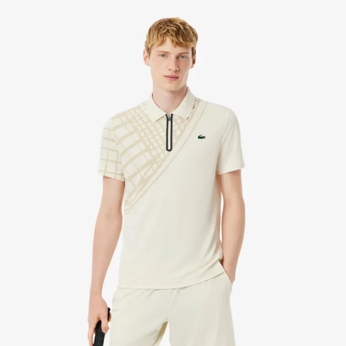 Men’s Ultra Dry Printed Slim Fit Tennis Polo