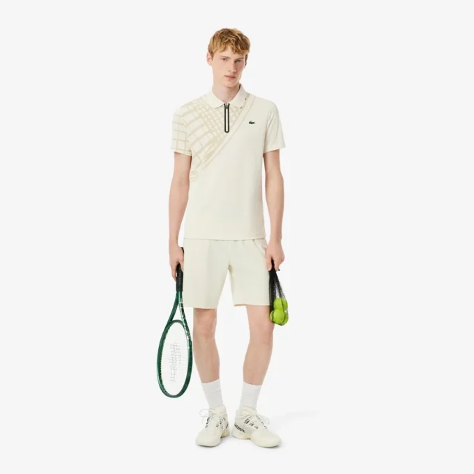 Men’s Ultra Dry Printed Slim Fit Tennis Polo