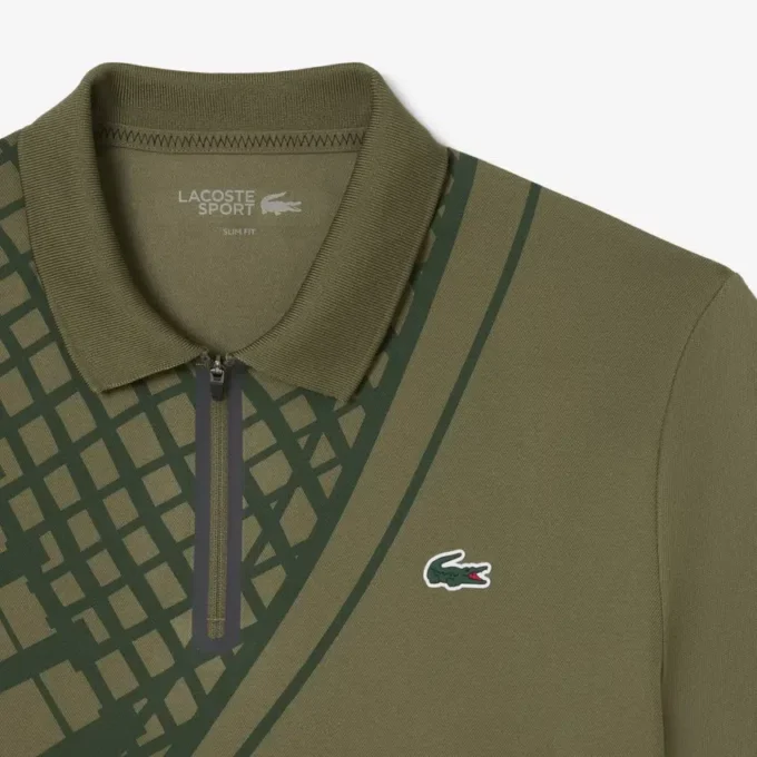 Men’s Ultra Dry Printed Slim Fit Tennis Polo