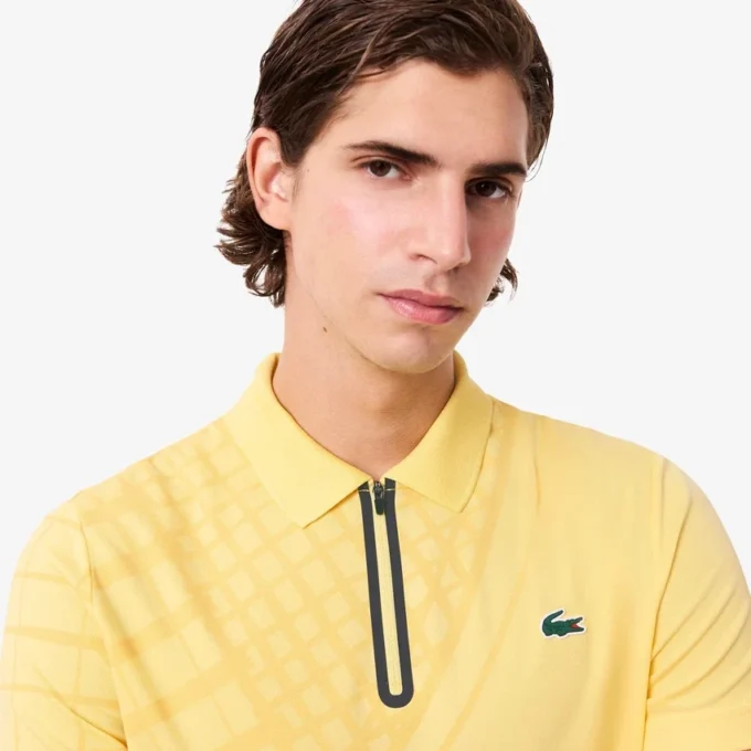 Men’s Ultra Dry Printed Slim Fit Tennis Polo