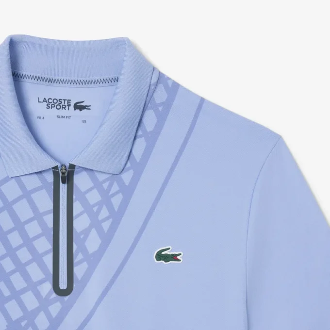 Men’s Ultra Dry Printed Slim Fit Tennis Polo