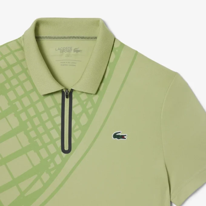 Men’s Ultra Dry Printed Slim Fit Tennis Polo