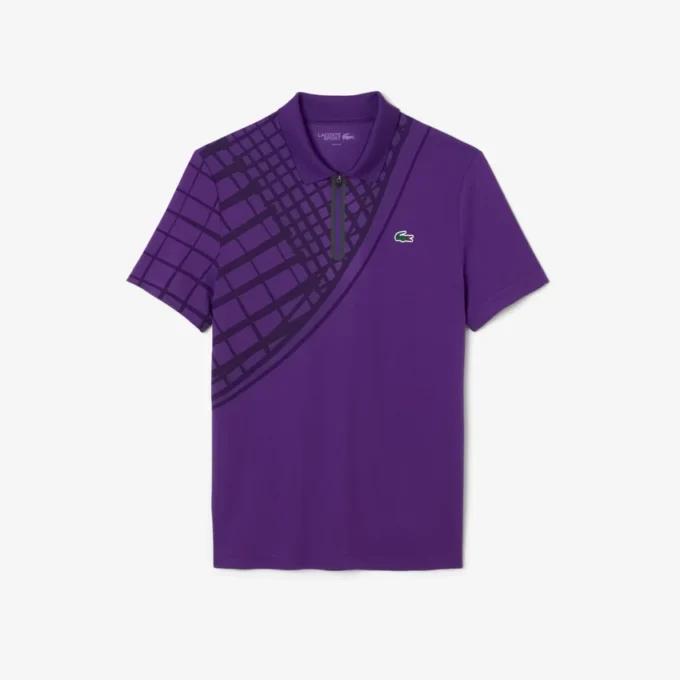 Men’s Ultra Dry Printed Slim Fit Tennis Polo