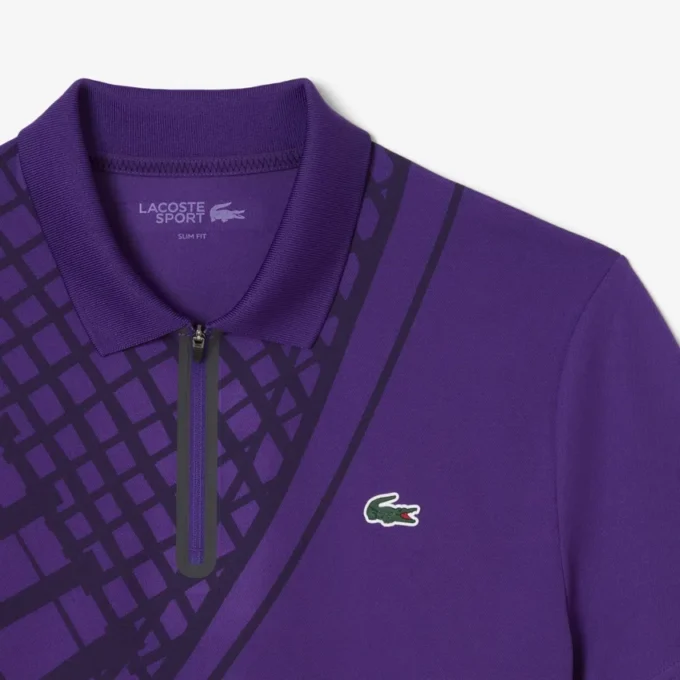 Men’s Ultra Dry Printed Slim Fit Tennis Polo