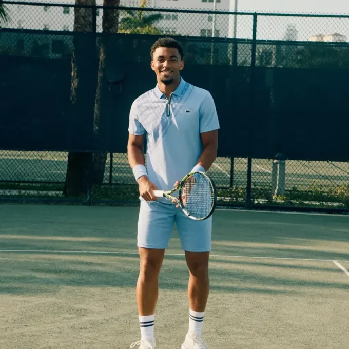 Men’s Ultra Dry Printed Slim Fit Tennis Polo