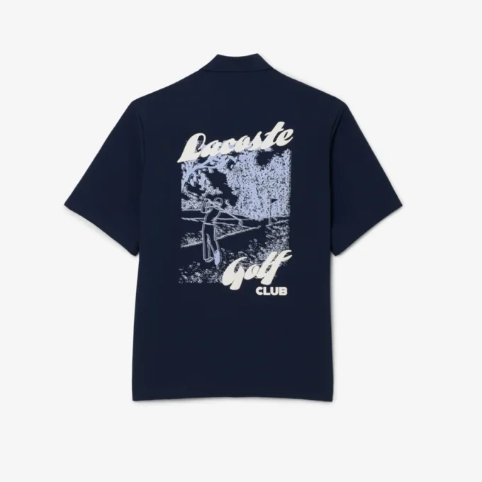 Men’s Ultra Dry Printed Stretch Golf Shirt