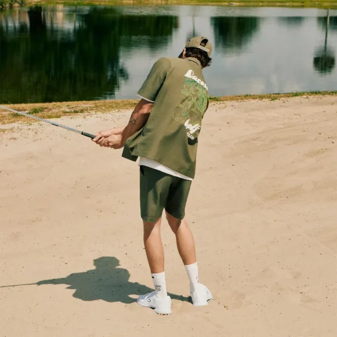 Men’s Ultra Dry Printed Stretch Golf Shirt