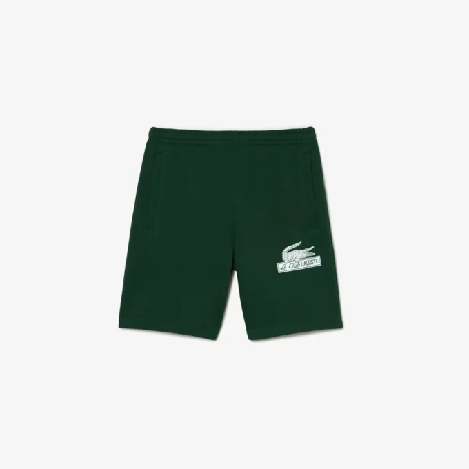Men’s Unbrushed Organic Cotton Fleece Shorts