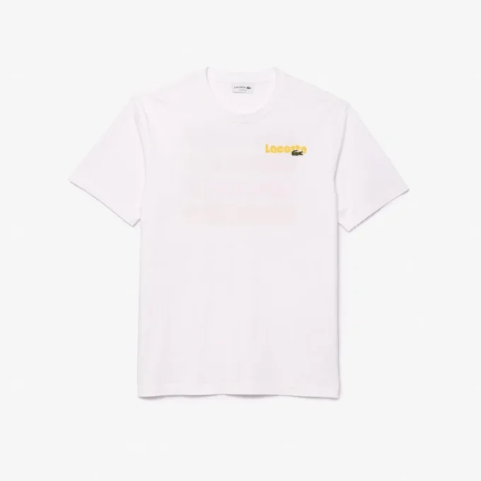 Men’s Washed Effect Ombra Print T-Shirt