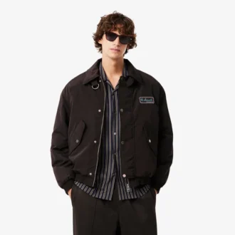 Men’s Water-Repellent Aviator Badge Jacket