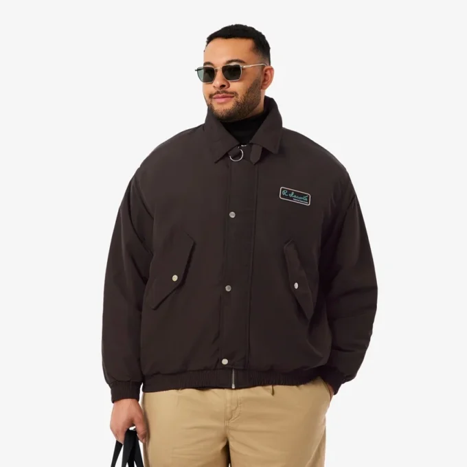 Men’s Water-Repellent Aviator Badge Jacket