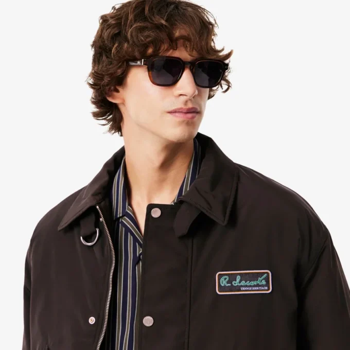Men’s Water-Repellent Aviator Badge Jacket