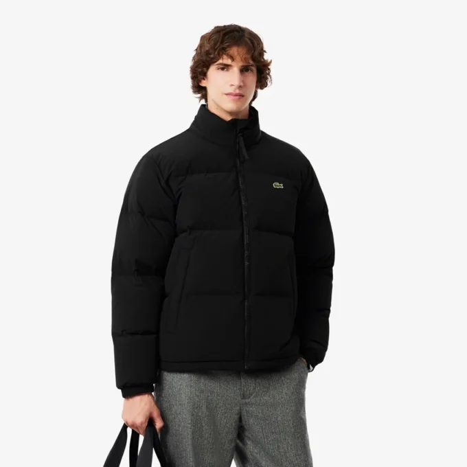 Men’s Water-Repellent Hooded Down Jacket