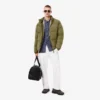 Men’s Water-Repellent Hooded Down Jacket