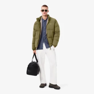Men’s Water-Repellent Hooded Down Jacket