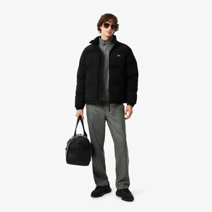 Men’s Water-Repellent Hooded Down Jacket