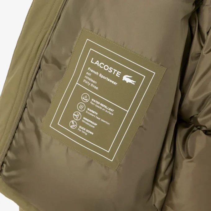 Men’s Water-Repellent Hooded Down Jacket