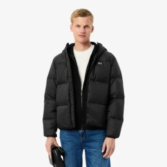 Men’s Water-Repellent Hooded Puffer Jacket