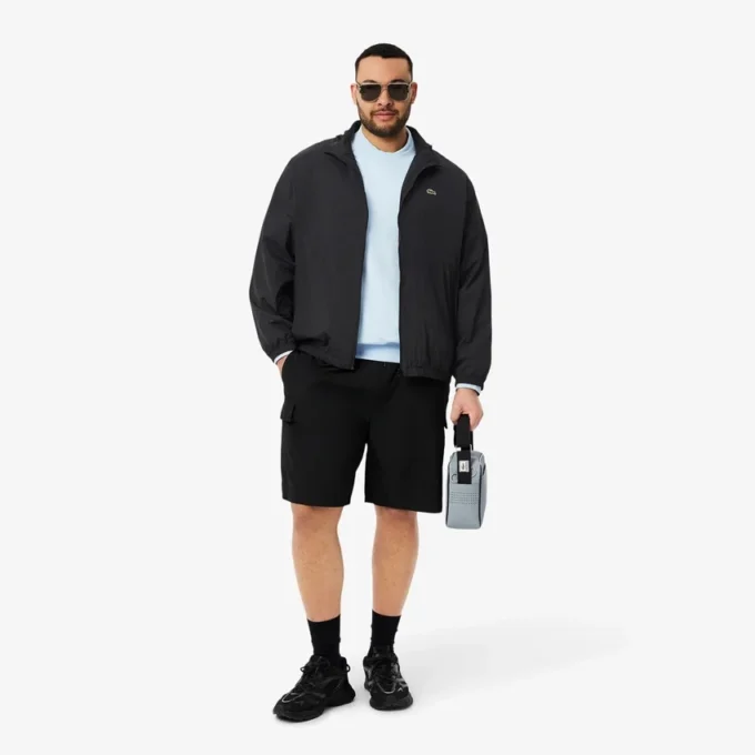 Men’s Water-Repellent Hooded Track Jacket