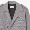 Men’s Water-Repellent Plaid Trench Coat