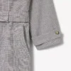 Men’s Water-Repellent Plaid Trench Coat