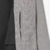 Men’s Water-Repellent Plaid Trench Coat