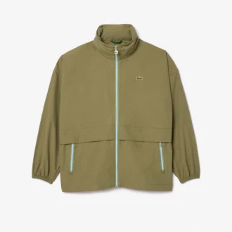 Men’s Water-Repellent Removable Hood Windbreaker