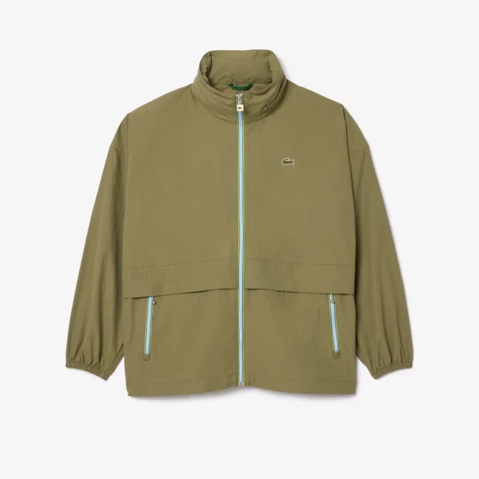 Men’s Water-Repellent Removable Hood Windbreaker