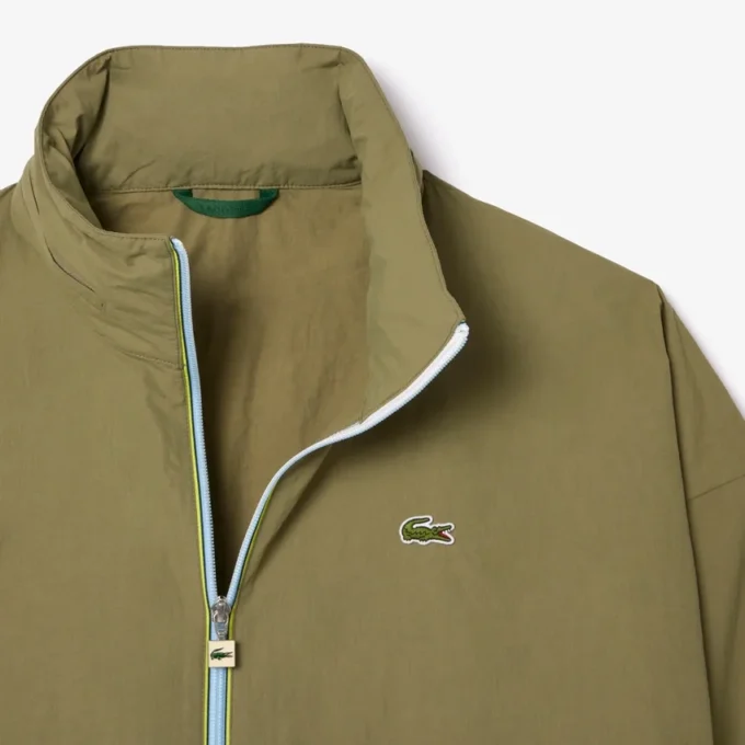 Men’s Water-Repellent Removable Hood Windbreaker