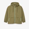 Men’s Water-Repellent Removable Hood Windbreaker